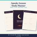 Spooky Season Study Planner by Cortexa Study – printable PDF