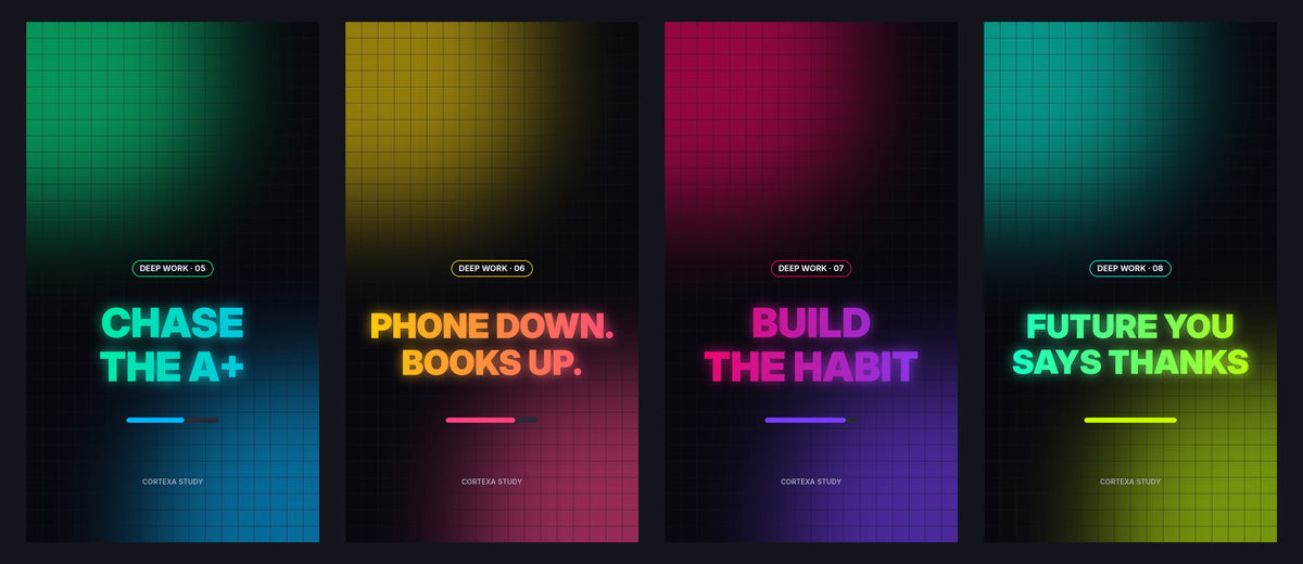 Preview of Neon Focus wallpapers 5–8