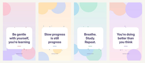 Preview of Pastel Calm wallpapers 1–4