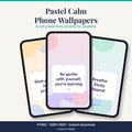 Pastel Calm Study Wallpapers by Cortexa Study – 8 phone lock screens