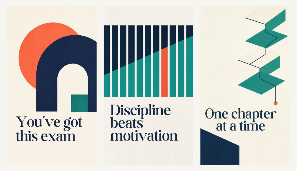 Preview of three more minimalist study wallpapers